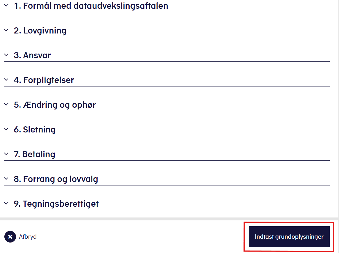 Geerelle vilkår